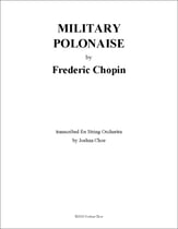 Military Polonaise Orchestra sheet music cover